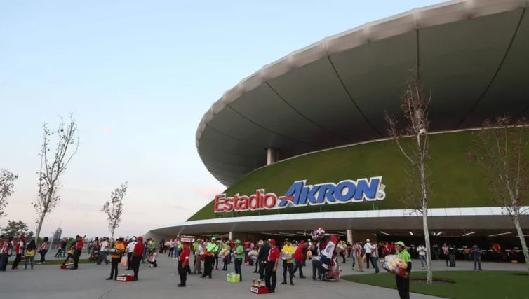 位於墨西哥的世界盃賽事場館阿克隆球場(Akron Stadium)驚傳駭人事件。(圖/翻攝自estadio akron官網)