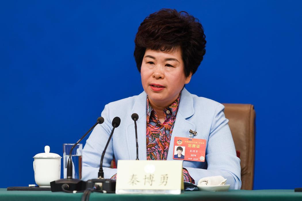 大陆民建中央副主席、全国政协副主席秦博勇同样已经神隐多时。(中新社) 大陆民建中央副主席、全国政协副主席秦博勇同样已经神隐多时。(中新社)