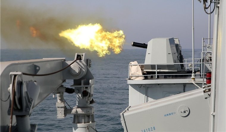 中共近期频在黄海海域进行实弹射击。(图/取自中国军网) 中共近期频在黄海海域进行实弹射击。(图/取自中国军网)