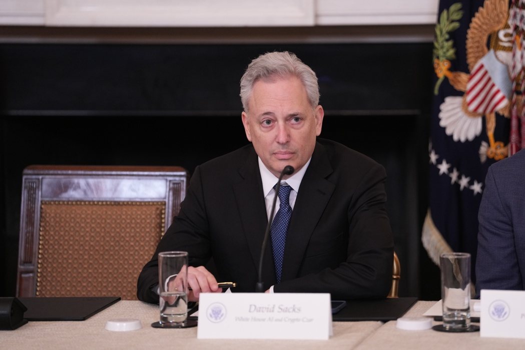 美国白宫人工智慧(AI)事务主管萨克斯(David Sacks)。 欧新社 美国白宫人工智慧(AI)事务主管萨克斯(David Sacks)。 欧新社