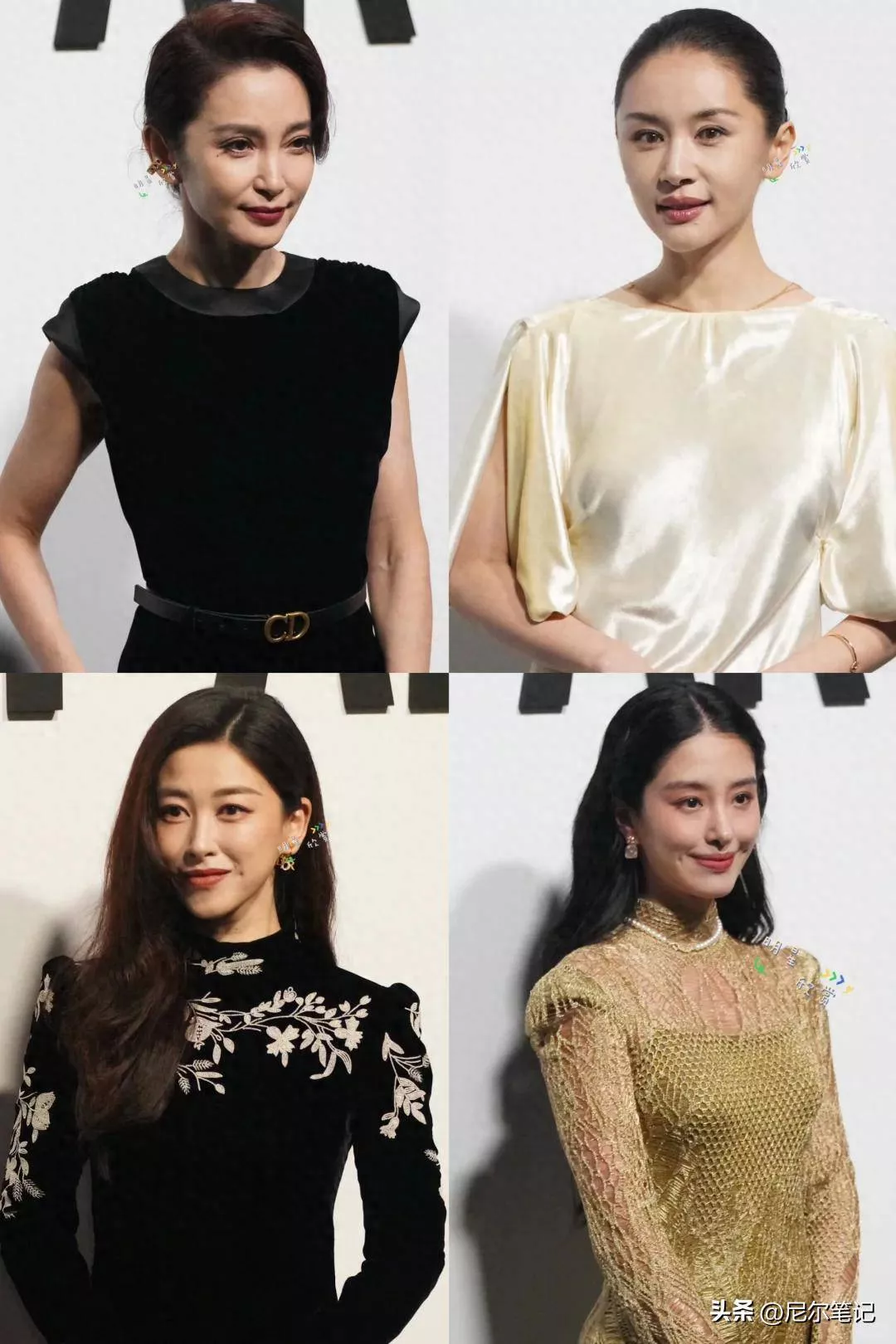 迪奧活動：李冰冰老了，王子文臉垮僵硬