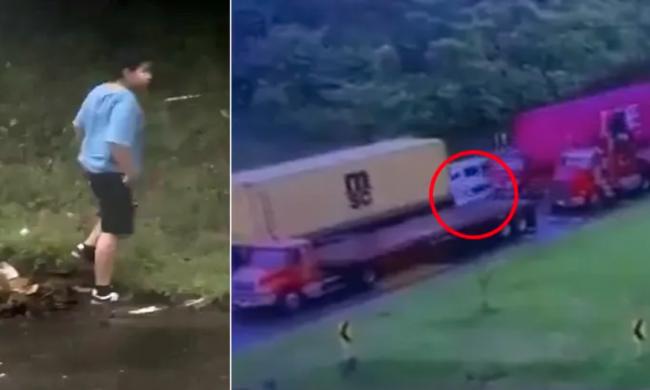 出行遇塞车 儿子下车如厕 父母一句玩笑竟成诀别