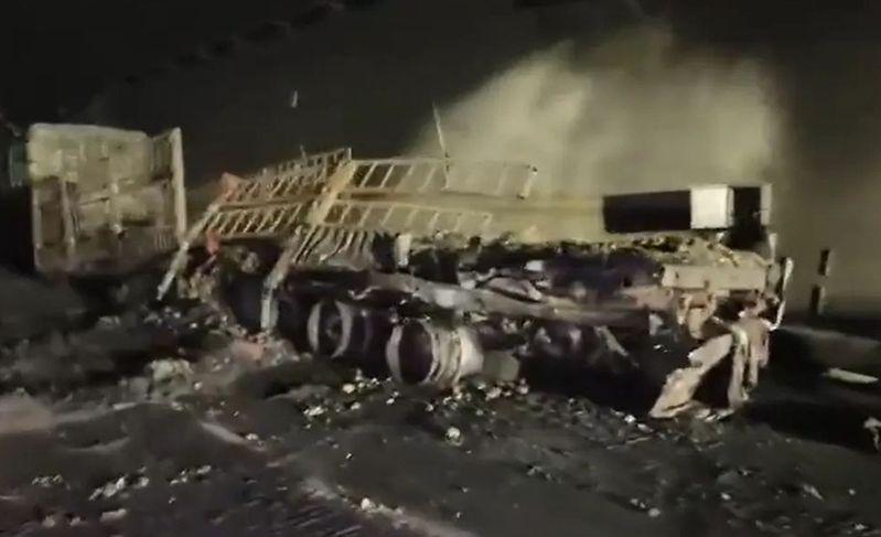 北京七环重大车祸至少10死29伤。（视频截屏）