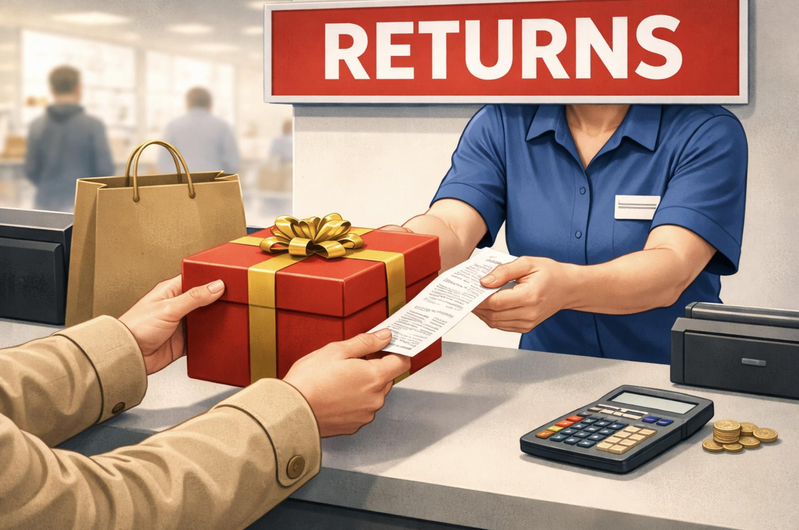 消費者需留意，今年部分零售商已悄悄調整退貨政策，甚至新增手續費，若未事先了解，可能影響退款金額。（示意圖由ChatGPT生成）