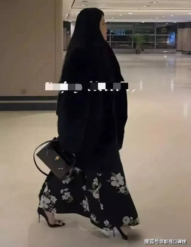 李湘-30度哈尔滨穿纱裙细跟鞋，黑色大衣虎背熊腰