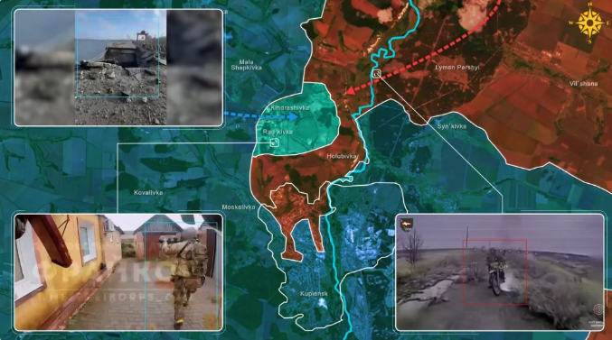 随著前线疲惫部队支撑不住，乌军集中精锐力量收紧包围，至 12 月下旬，库皮扬斯克仅剩约 50 名俄军残部藏身下水道，弹尽粮绝。&nbsp;图:翻摄自墨甲战刃