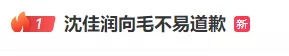 小沈阳女儿沈佳润道歉冲上热搜第一，毛不易回应