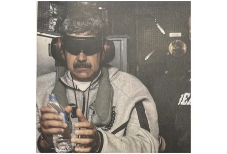 川普再丢震撼弹！公开委国总统马杜罗被捕照