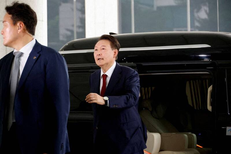 南韩前总统尹锡悦9日将出庭接受逮捕必要性审查，结果最早将于当天深夜或次日凌晨出炉。（路透资料照）