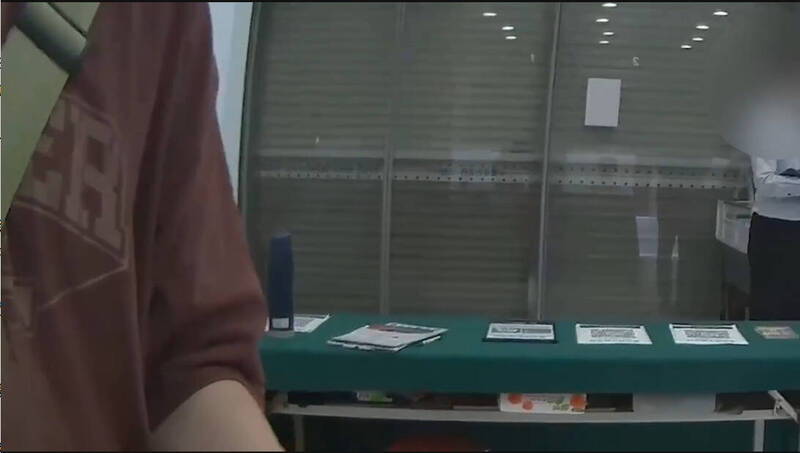 台大韩籍学生险遭诈骗。（记者郑景议翻摄）