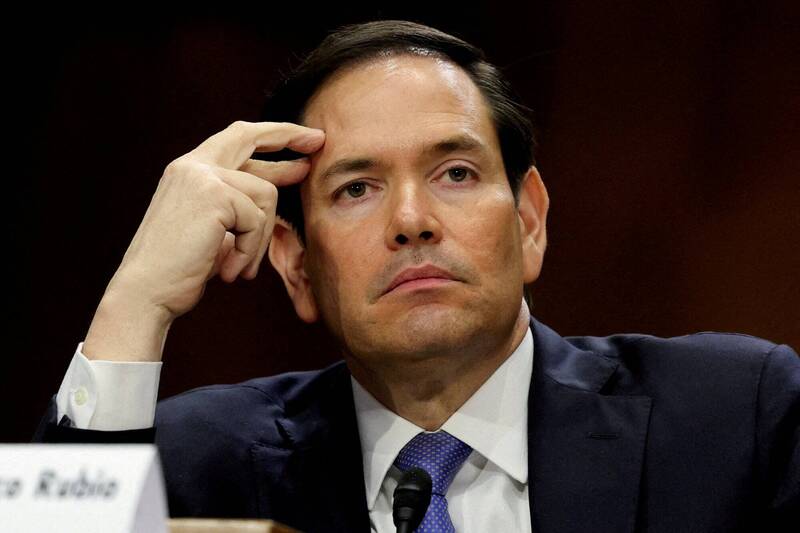 美国国务卿鲁比欧（Marco Rubio）。（路透资料照）