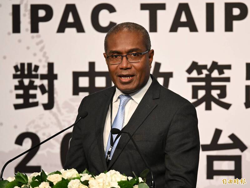 索罗门群岛议员 Peter Kenilorea Jr.为台湾发声。（资料照）