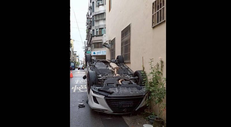 员林「极限停车秀」! 原来要喝酒加讲手机才办到