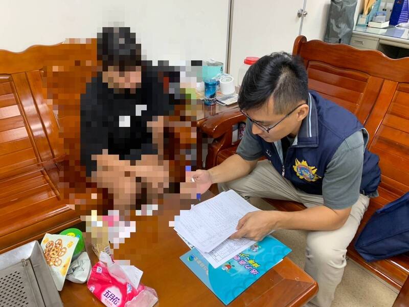 13歲中輟少女時常不上學也不回家，被警方找到後勸導返家。（圖由民眾提供）