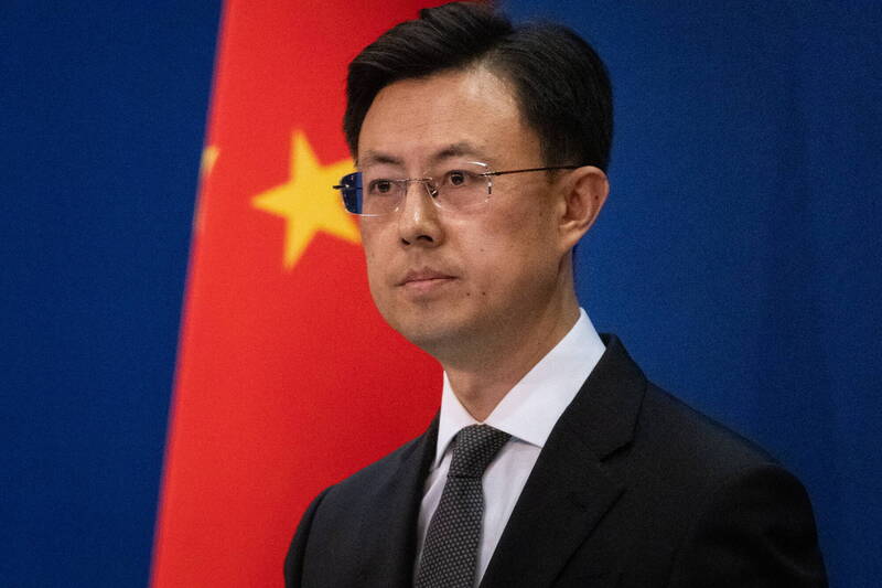 中国外交部发言人郭嘉昆今天说，欧方一些人不断片面夸大中欧经贸具体问题，在乌克兰问题上无端指责中方，给中欧关系造成不必要干扰。（欧新社）