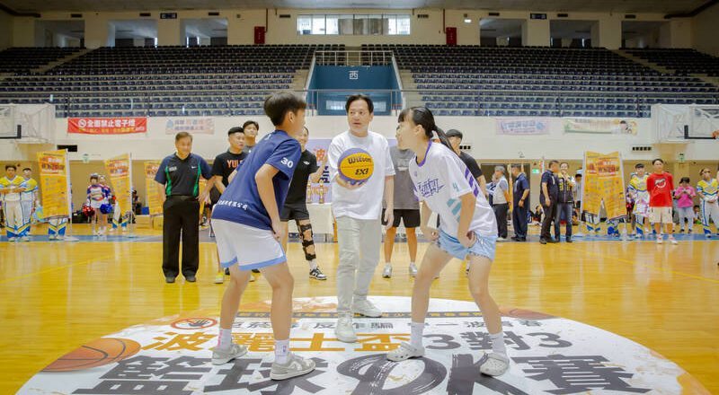 竹市波丽士杯3对3篮球赛登场 459人以球会友