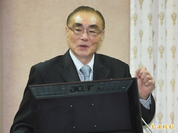 国防部长冯世宽。（资料照，记者张嘉明摄）