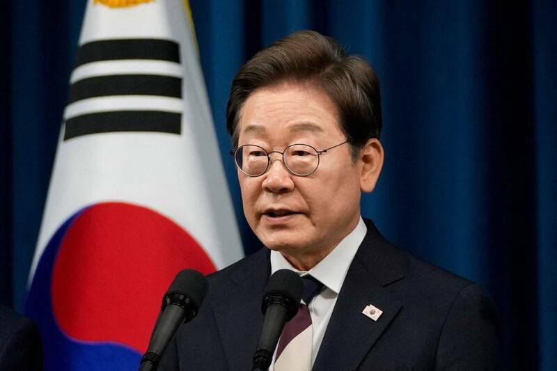 李在明将于23日至24日访问日本，24日至26日访问美国，此举一改历任南韩总统首度出访第一站先去美国的惯例。 （路透资料照）