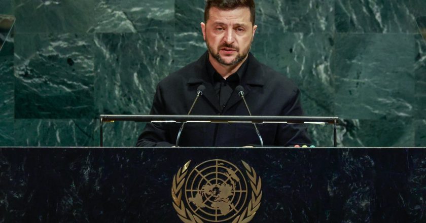 泽伦斯基联大演说警告：若不阻止普亭 恐有更广泛战争
