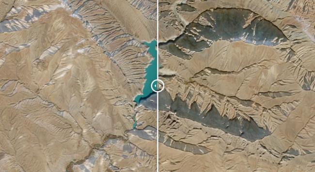 太空可见的干涸！“绝望的德黑兰人能去哪呢？”