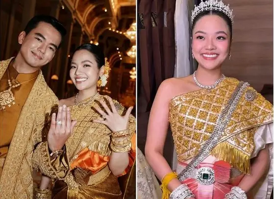 柬埔寨公主大婚:曾在中国留学,新郎是…….