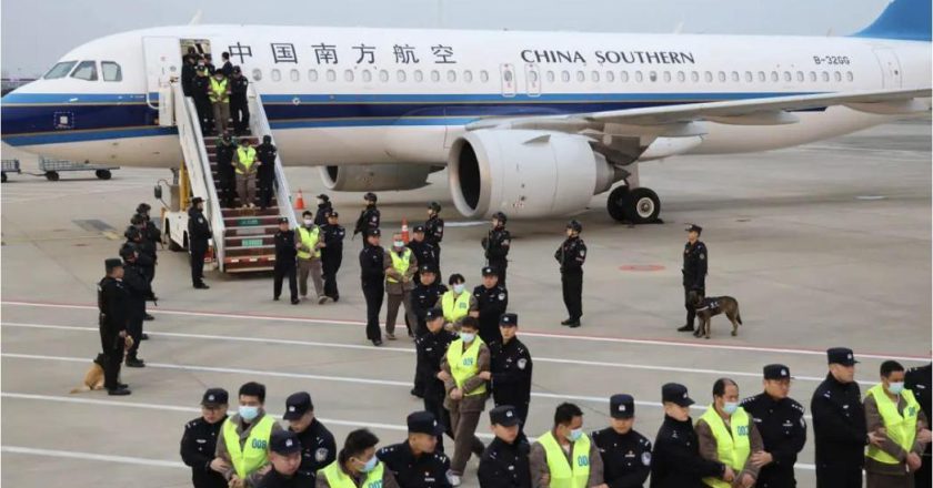 KK园区1178名中国籍电诈嫌犯 经泰国押解回陆