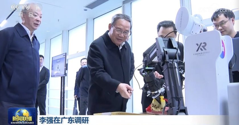 陆总理李强在广东调研 比亚迪、机器人、低空经济成关键字