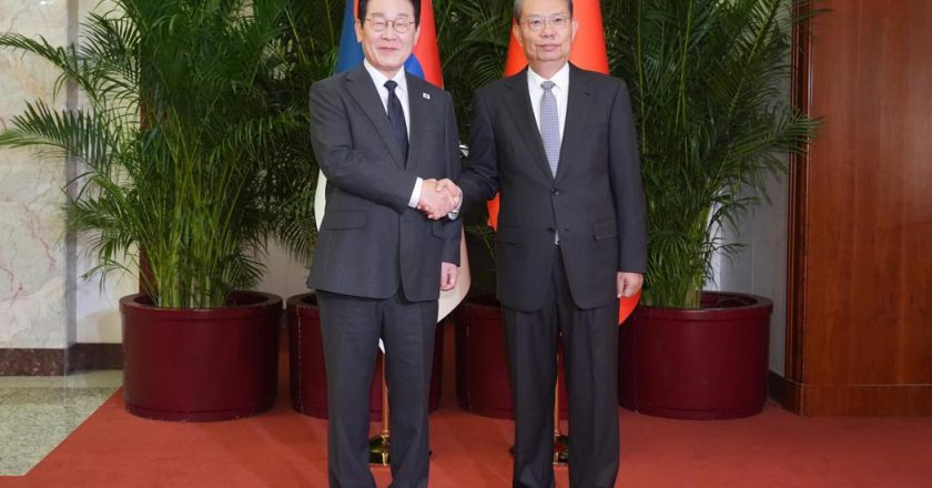 李在明会晤赵乐际、李强 强调深化中韩战略伙伴关系