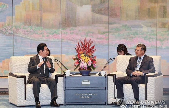 陈吉宁晤李在明 强调中韩是分不开的近邻 吁加强对接、增进理解