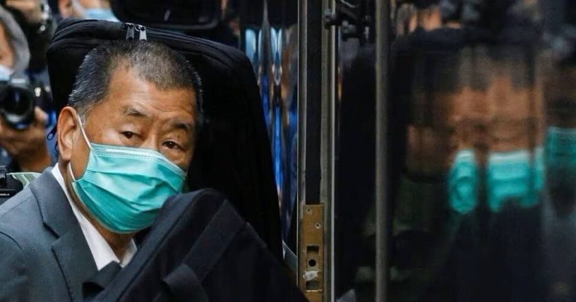 上月被裁定3项国安罪全成立 黎智英案今起听取求情