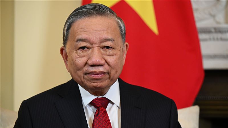 越共總書記蘇林想仿效習近平，身兼總書記和國家主席大位。（圖／美聯社／達志影像）