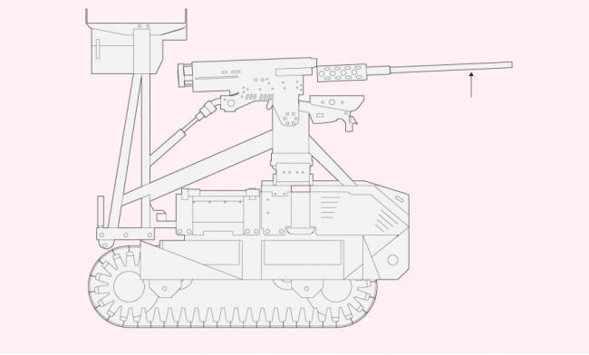 俄军太惨！1架机器人机枪手干掉俄军一个连