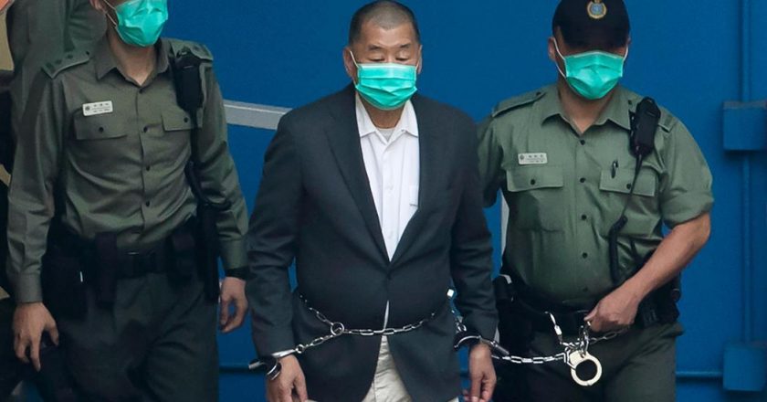 人权观察：对黎智英的判决等同死刑 残酷且极不公正