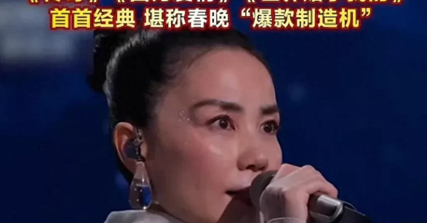 王菲六登春晚!水滴耳环再出圈,窦靖童发文“挖嘞个亲娘”