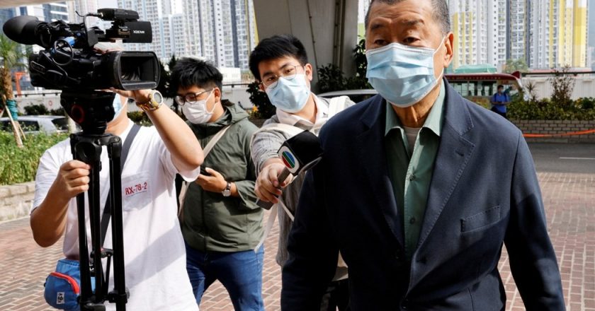 黎智英欺诈罪上诉成功获撤罪 估出狱时间提前