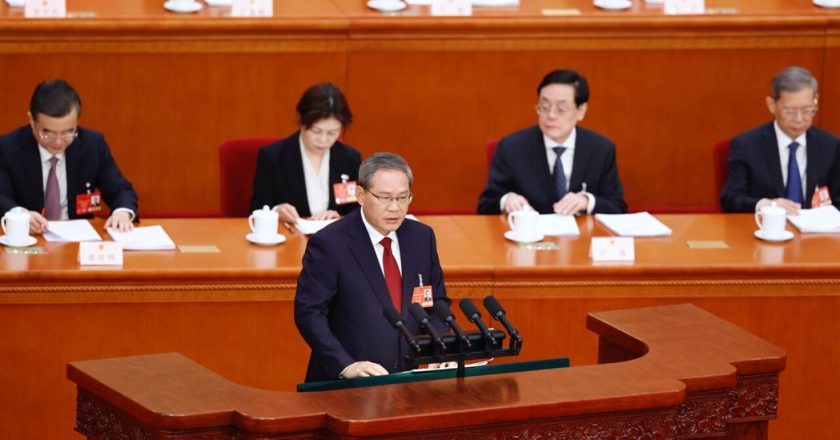陆政府工作报告明公布 野村估GDP目标小幅下调至4.5-5%区间