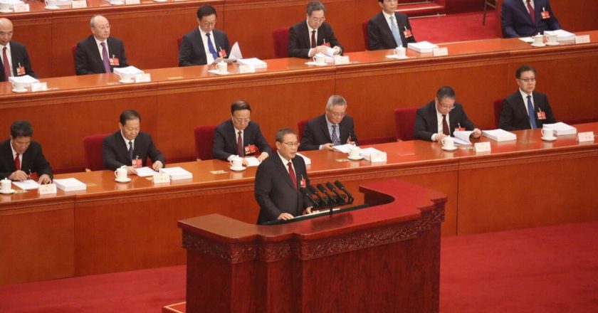 大陆总理李强政府工作报告:坚决打击台独、共同弘扬中华文化