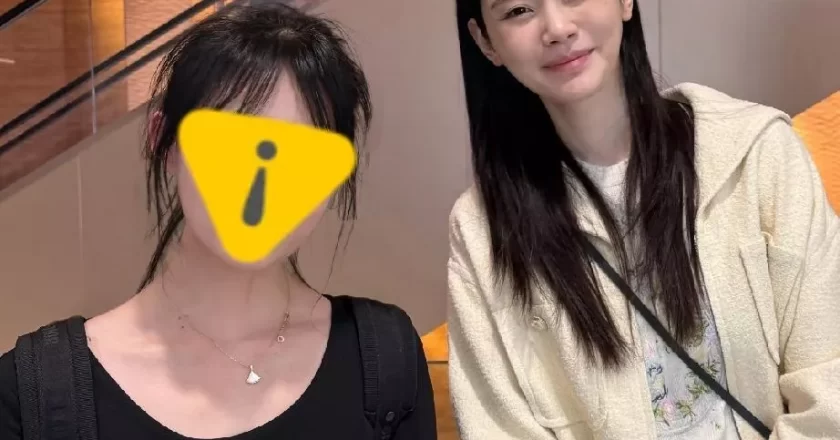 何猷君夫妇逛街被偶遇!身高差太明显,奚梦瑶穿平底鞋比何猷君高半个头