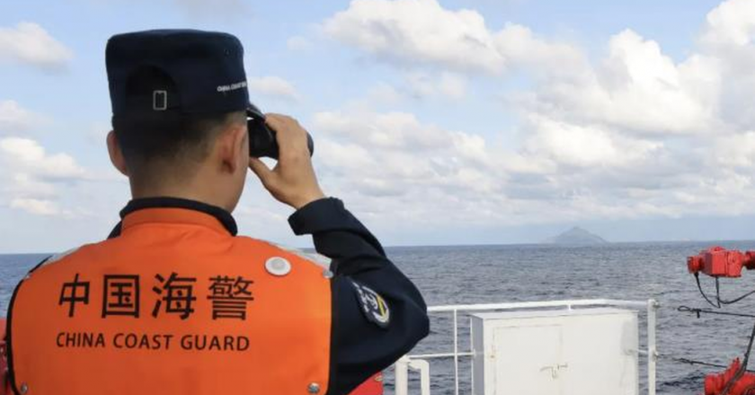 中日钓鱼台海域再传对峙 陆海警驱离日渔船、日发出警告