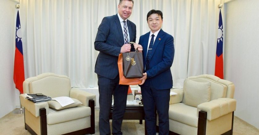 接见德国议员 沈有忠：推动台湾议题国际化