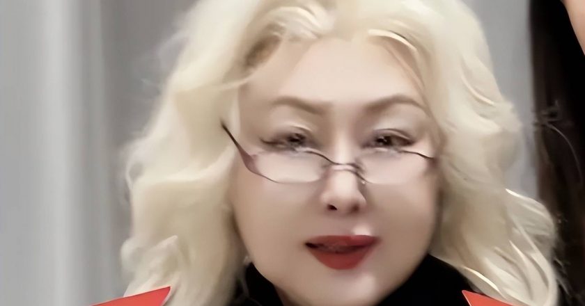 斯琴高娃学刘晓庆?金黄发色大红唇 开始拍短剧