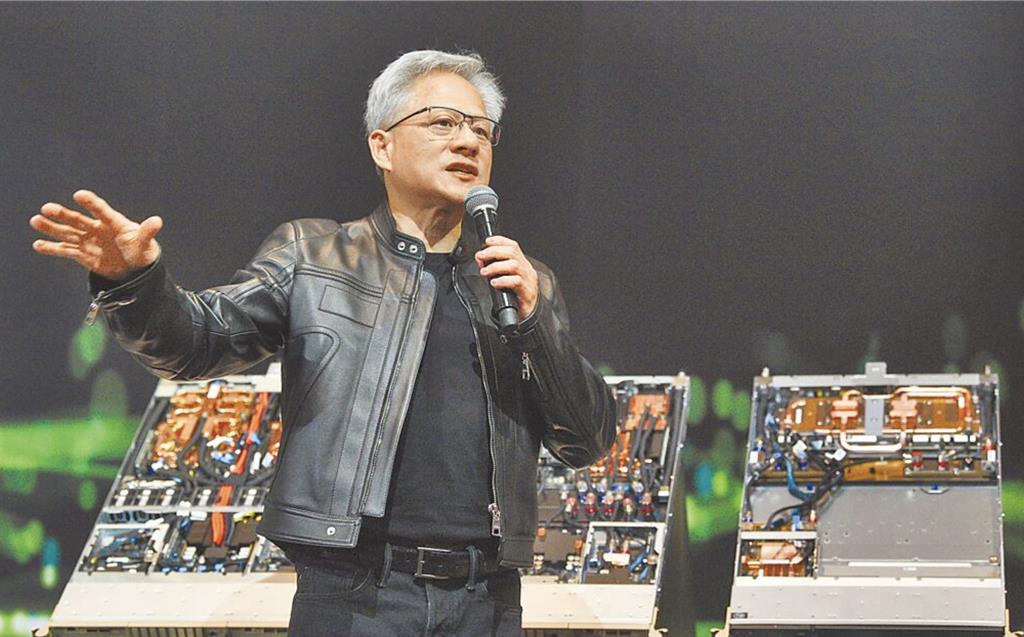 辉达执行长黄仁勋。 (本报数据照片)