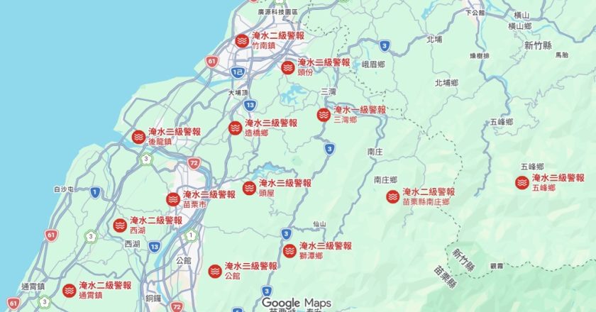 网友发现  Google地图一片红通通  一票人吓坏