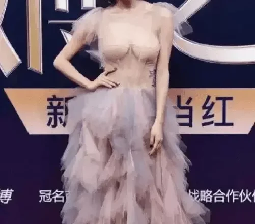 她因名气不高风格大变,龚玥菲柳岩都没她敢穿