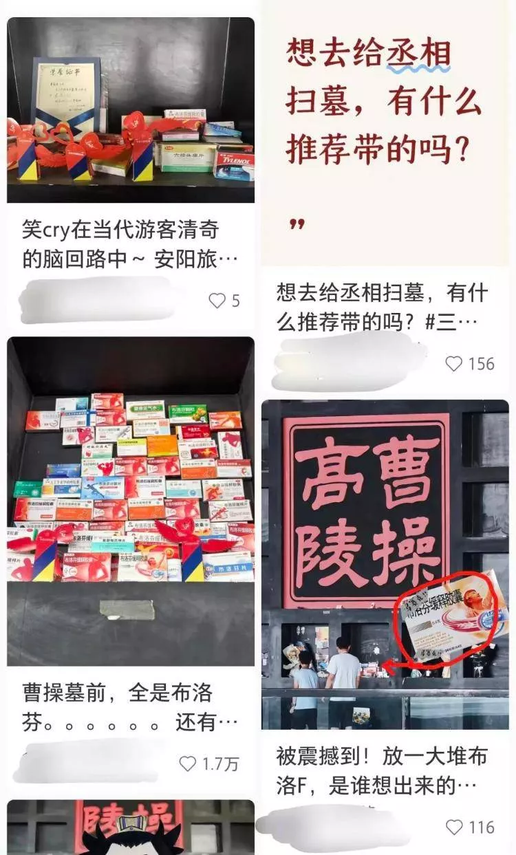 曹操墓前，为何全是布洛芬？