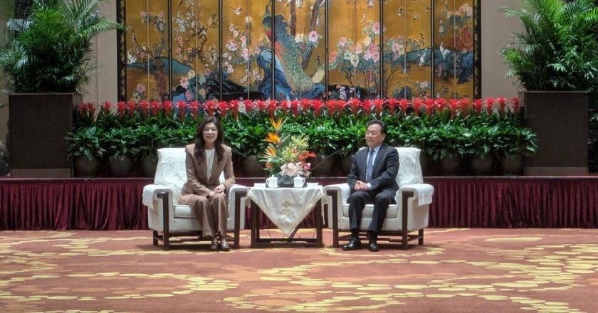 与江苏省委书记信长星会面 郑丽文:感谢照顾台商