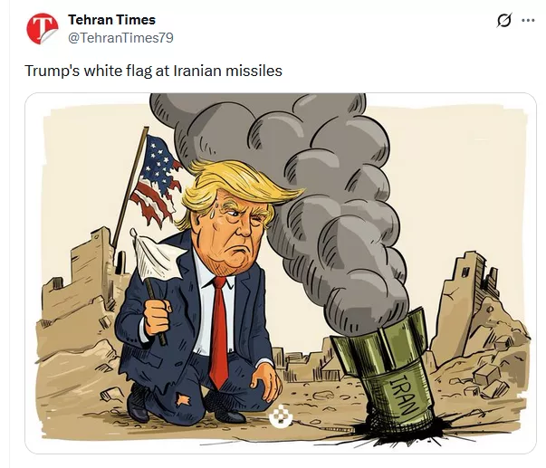 “特朗普举白旗了，撒旦和他的同伙失败了”