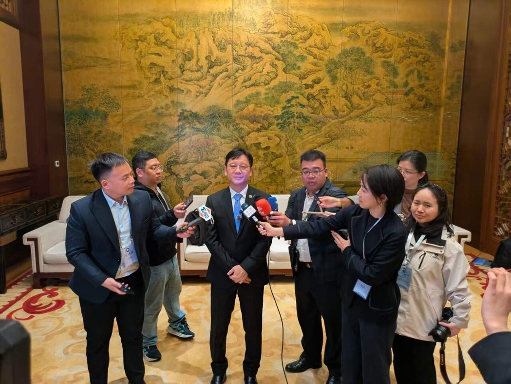 大陆全国台企联会长李政宏9日受访时表达对郑习会的期待。(记者廖士锋/摄影) 大陆全国台企联会长李政宏9日受访时表达对郑习会的期待。(记者廖士锋/摄影)