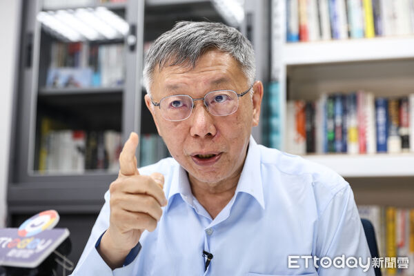 ▲柯文哲专访。 (图/记者林敬旻摄)