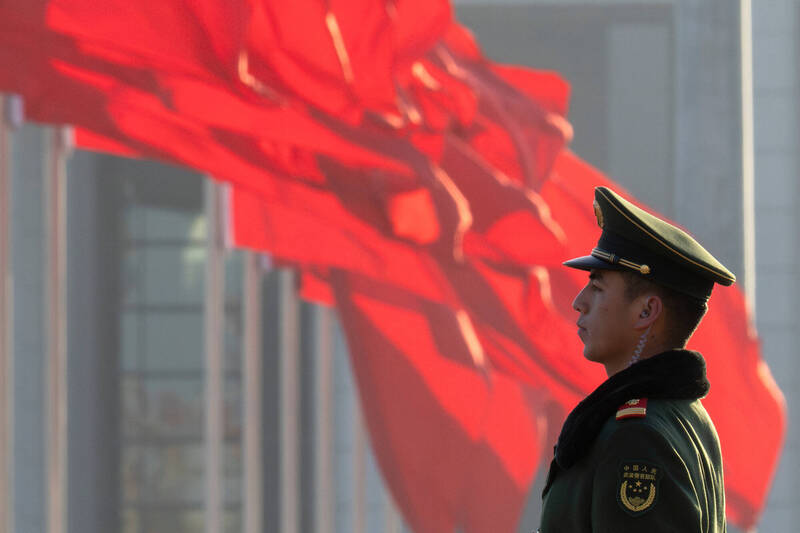 中国介入伊朗战争可能触发更广泛的地缘政治后果。 示意图。 （美联社）